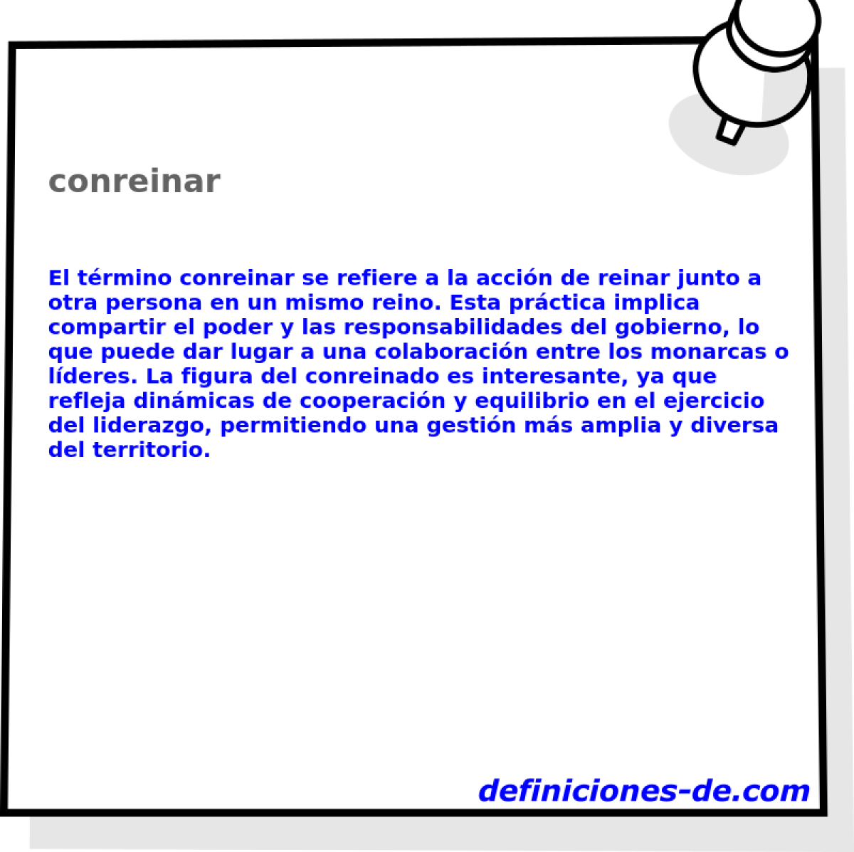 conreinar
