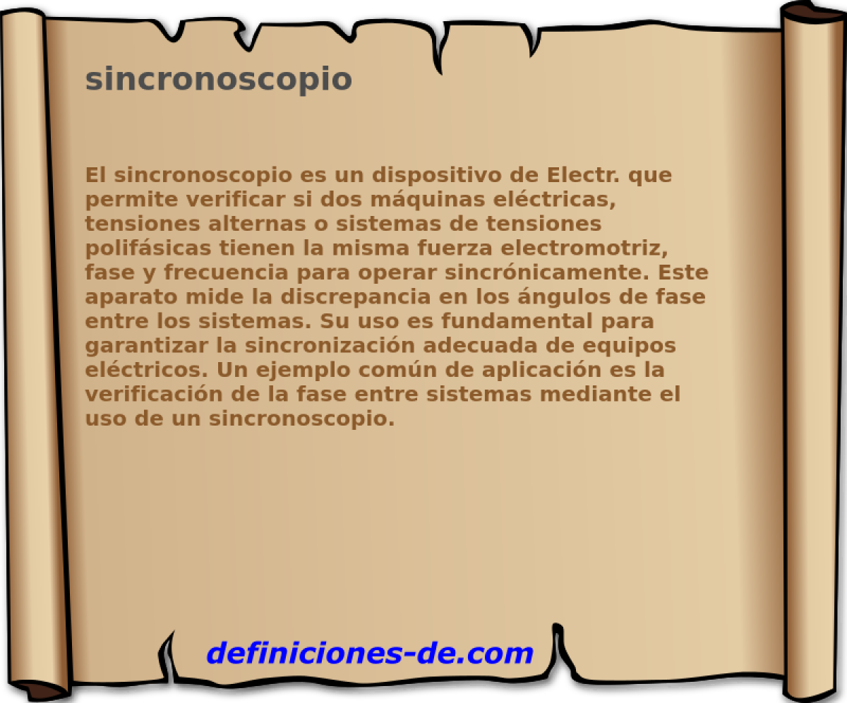 sincronoscopio
