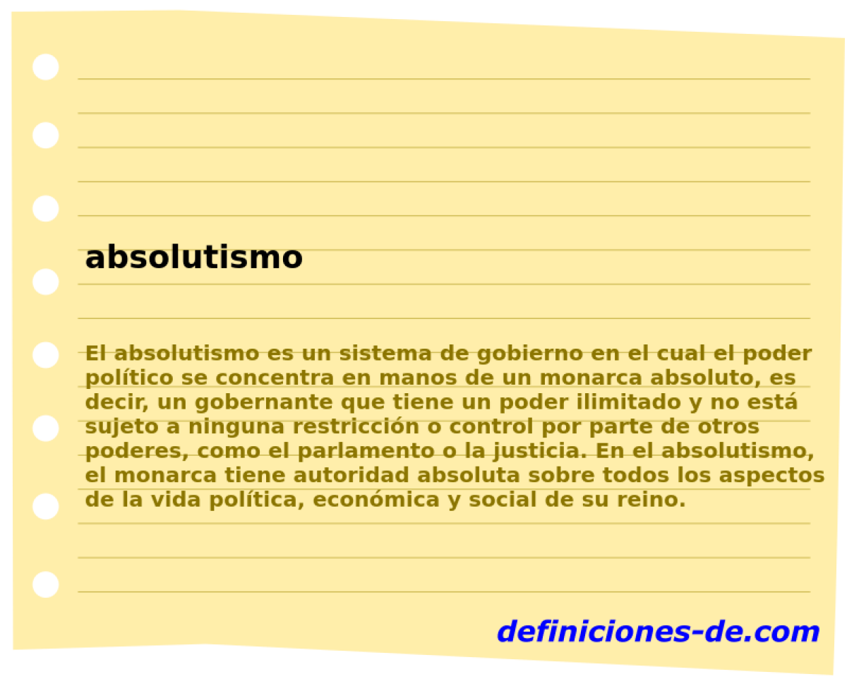 absolutismo 